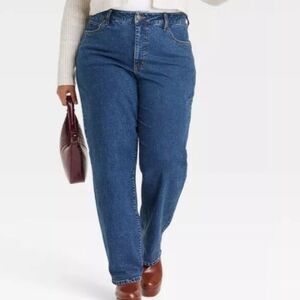 Ava & Viv Blue Straight Leg Jeans